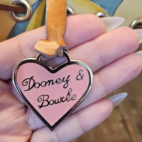 Dooney & Bourke Yellow Graphic Tote - Picture 7 of 11